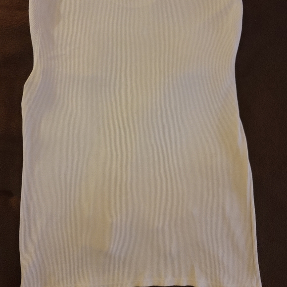 Levi's Strauss & Co. Floral Long Sleeve Shirt | Cream/Black | Medium - Picture 8 of 12